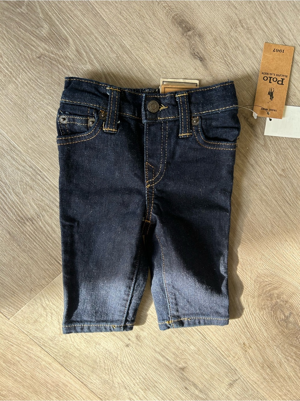 Polo by Ralph Lauren Navy Baby Denim Jeans 6M